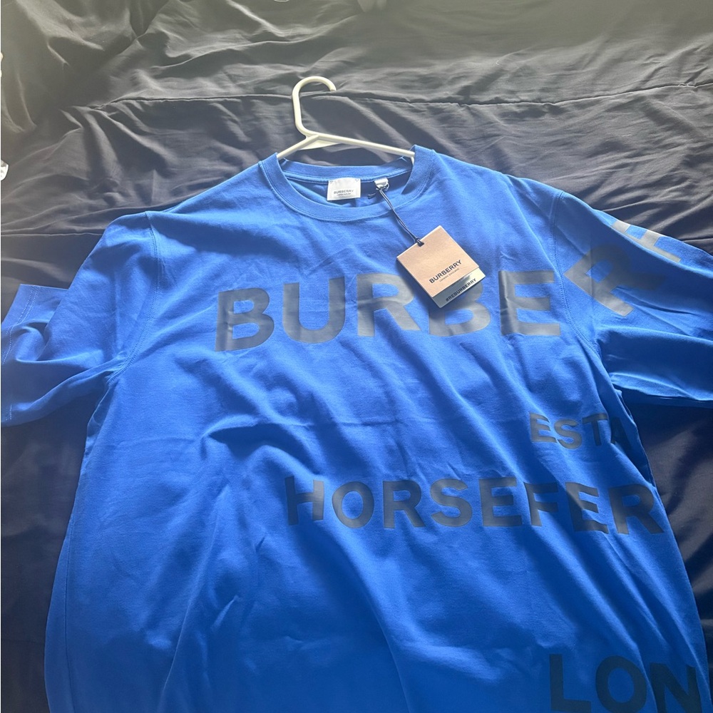 Burberry Horseferry Blue Short Sleeve Tee